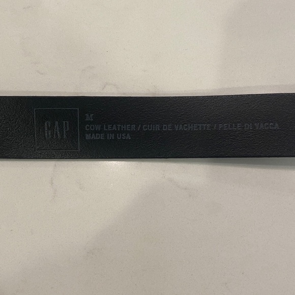 GAP Black Leather Belt - Picture 3 of 6